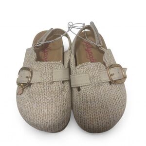 Jellypop Kids Tan Woven Slippers